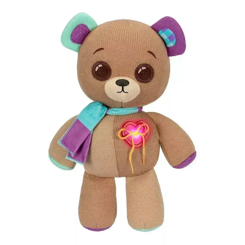 Mascotte interattiva in peluche Cobi Thready Bear – giocattolo attivato dal movimento con suoni e sensori