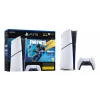 Console di gioco Sony PlayStation 5 slim — 825 GB SSD, bianco/nero, con gamepad e HDMI