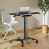 Tavolino portatile per laptop MACLEAN MC-453B con regolazione pneumatica in altezza, altezza max 109 cm, portata 8 kg