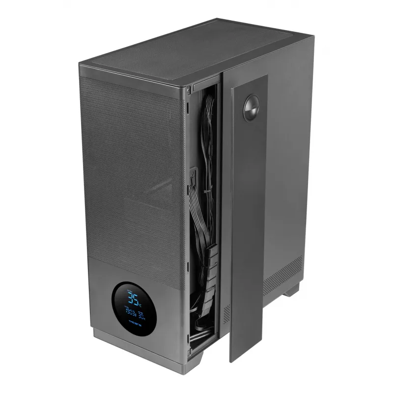 Case per computer Tacens 2SAGITTA20 Midi Tower, nero, 3 ventole da 120 mm