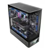 Case per PC TACENS Mars Gaming MCLCDPRO Midi Tower – nero, display IPS 7,2 pollici, alimentatore in basso, supporto ATX/Micro‑ATX/Mini‑ITX