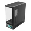 Case per PC TACENS Mars Gaming MCLCDPRO Midi Tower – nero, display IPS 7,2 pollici, alimentatore in basso, supporto ATX/Micro‑ATX/Mini‑ITX