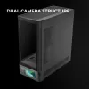 Case per PC TACENS Mars Gaming MCLCDPRO Midi Tower – nero, display IPS 7,2 pollici, alimentatore in basso, supporto ATX/Micro‑ATX/Mini‑ITX