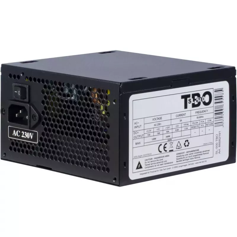 Alimentatore Inter-Tech SL-500 TBO 500 W