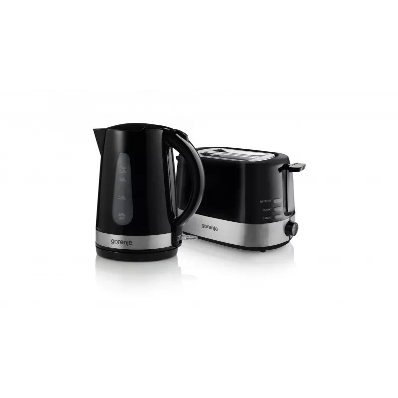 Bollitore Gorenje K17BK — 1,7 L, 2200 W, nero