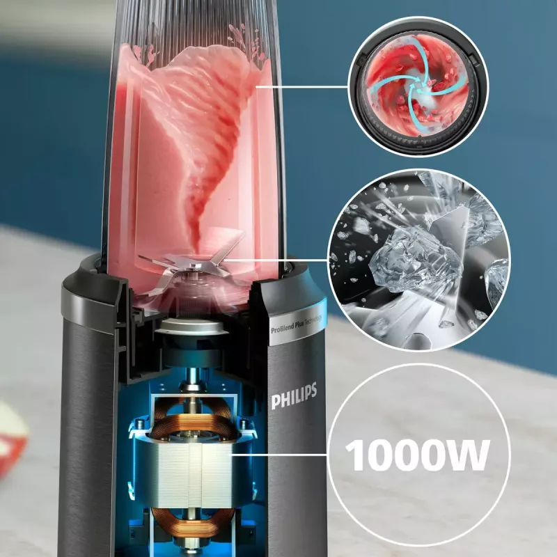 Frullatore da tavolo Philips Serie 5000 HR2767/00 nero acciaio inox