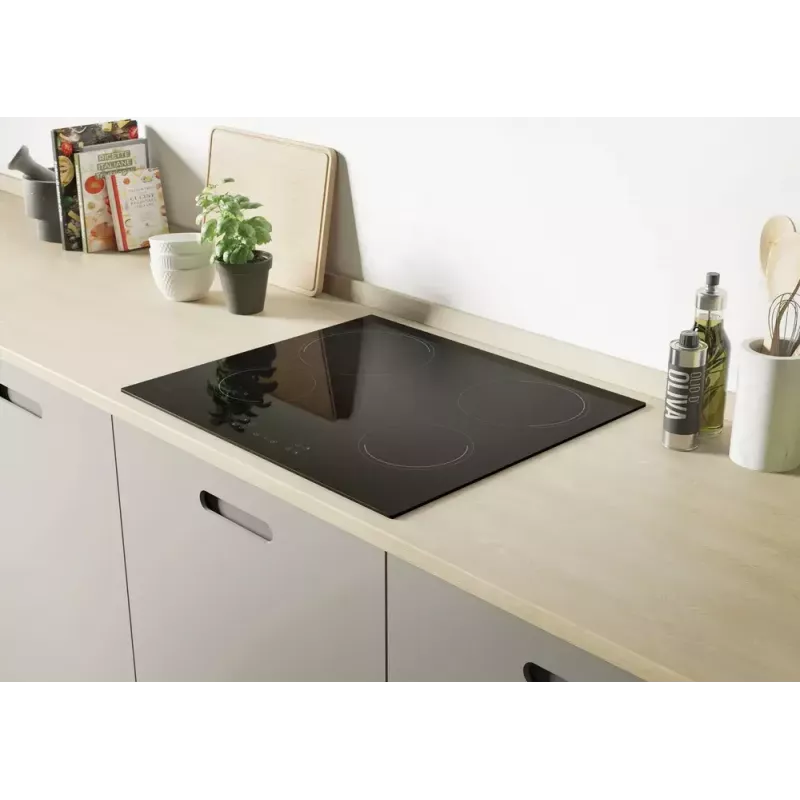 Piano cottura in ceramica da incasso CANDY CH64CCB/4U2 — 4 zone, comandi touch, 59×52 cm, nero