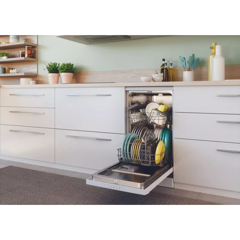 Lavastoviglie slim a libera installazione CANDY Brava CDPH 2L1049W — 10 coperti, 45 cm, 49 dB, classe energetica E
