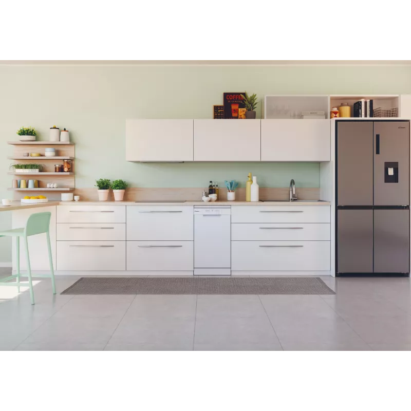 Lavastoviglie slim a libera installazione CANDY Brava CDPH 2L1049W — 10 coperti, 45 cm, 49 dB, classe energetica E