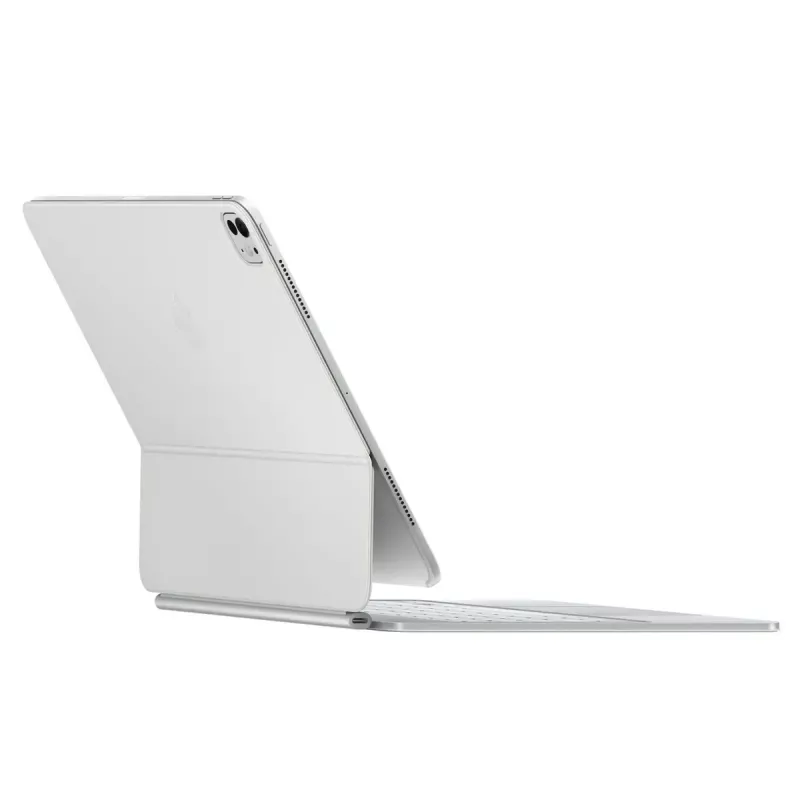 Tastiera Apple Magic per iPad Pro 13 pollici M4 svedese bianco wireless trackpad