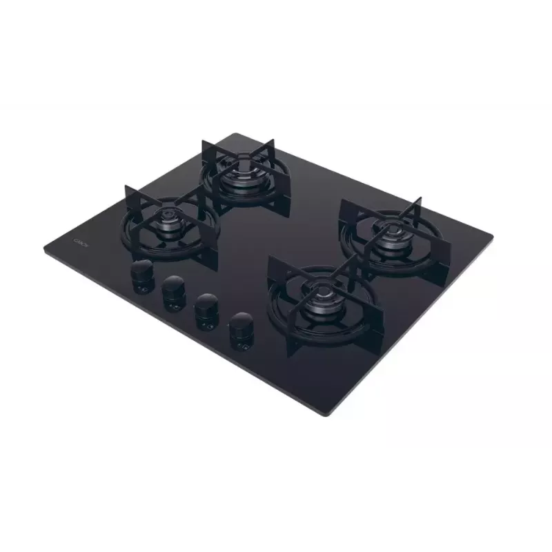 Candy CVW6BB Piano cottura Nero da incasso 59,5 cm Gas 4 zona/e