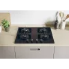 Candy CVW6BB Piano cottura Nero da incasso 59,5 cm Gas 4 zona/e