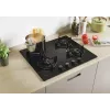 Candy CVW6BB Piano cottura Nero da incasso 59,5 cm Gas 4 zona/e