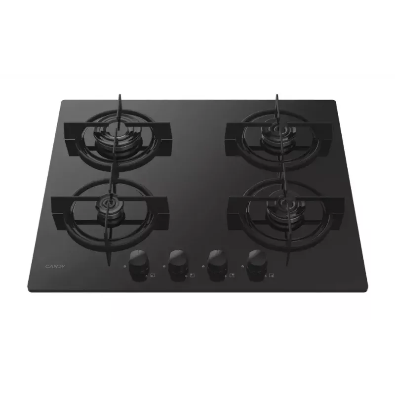 Candy CVW6BB Piano cottura Nero da incasso 59,5 cm Gas 4 zona/e