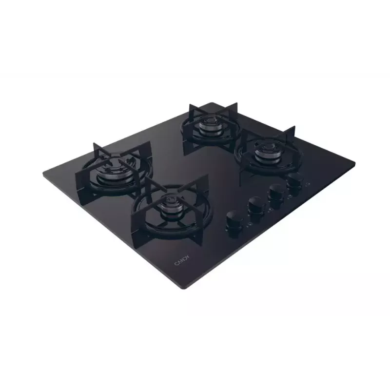 Candy CVW6BB Piano cottura Nero da incasso 59,5 cm Gas 4 zona/e