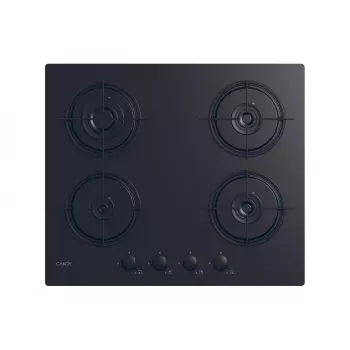 Candy CVW6BB Piano cottura Nero da incasso 59,5 cm Gas 4 zona/e