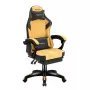 Sedia gaming huzaro Force 3.7 — sedia girevole ergonomica high-back, seduta gialla, braccioli regolabili, altezza 107,5–116,5 cm