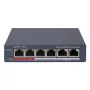 Switch di rete Hikvision DS-3E1106P-EI — switch Ethernet PoE 6 porte, unmanaged, 10/100 Mbit/s