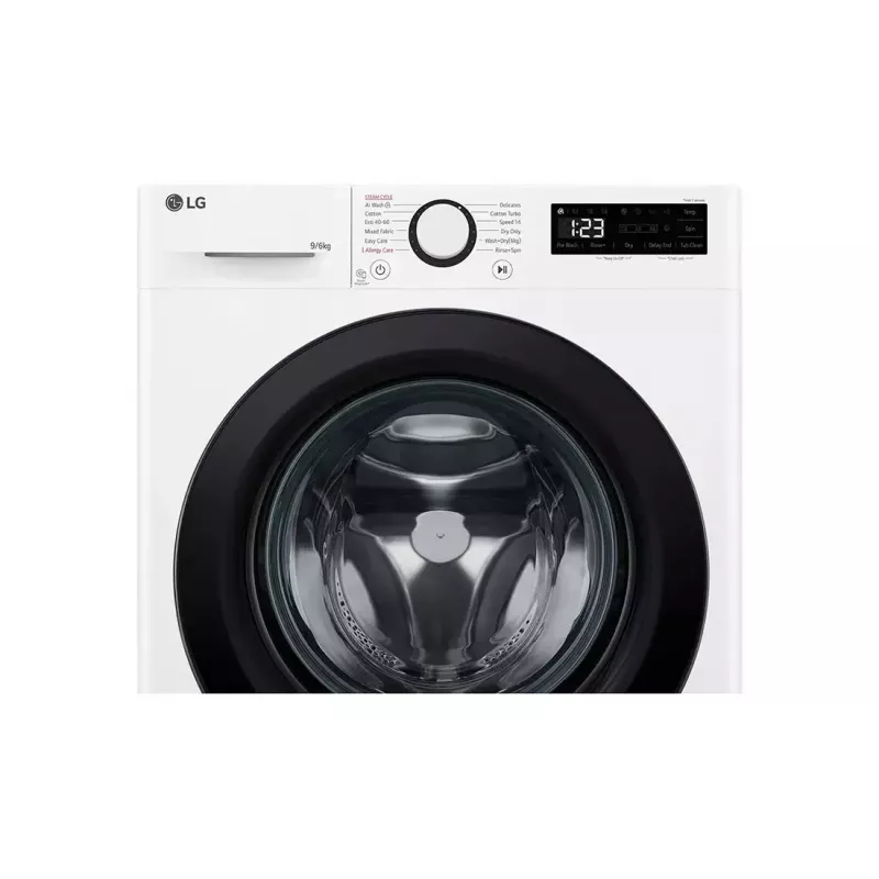 Lavasciuga LG F4DR509SBW a libera installazione a carica frontale nero, bianco