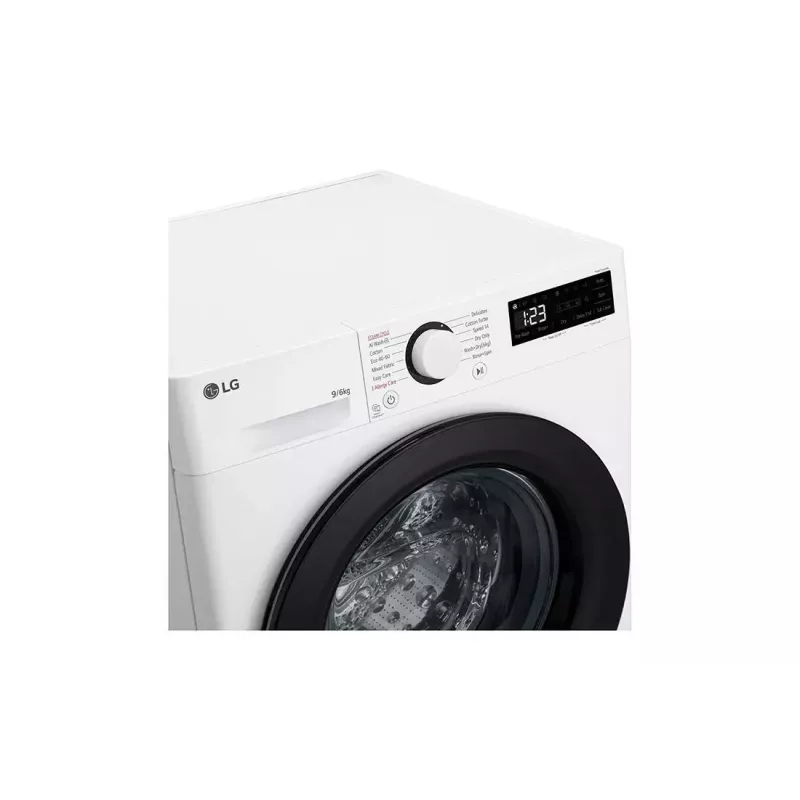 Lavasciuga LG F4DR509SBW a libera installazione a carica frontale nero, bianco