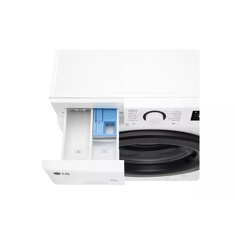 Lavasciuga LG F4DR509SBW a libera installazione a carica frontale nero, bianco