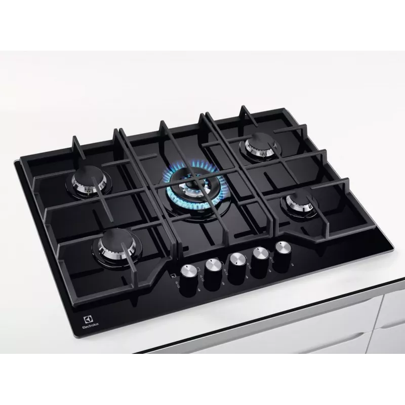 Electrolux KGG75362K nero da incasso 75 cm gas 5 zone