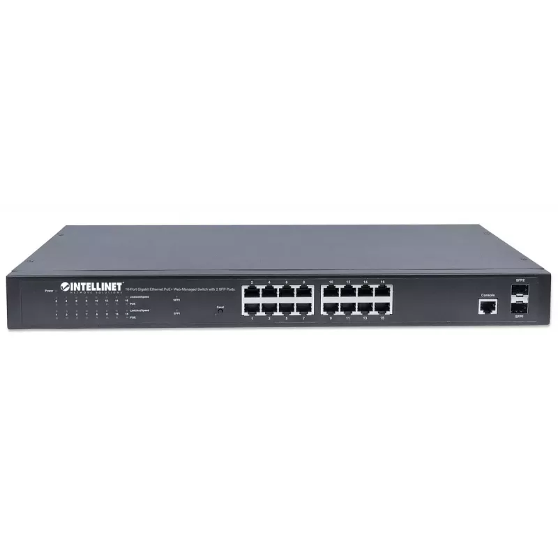 Switch gestito Intellinet 16 porte Gigabit Ethernet PoE+