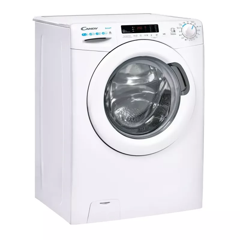 Candy Smart CSWS 4752DWE/1-S Lavasciuga a carica frontale a libera installazione bianca