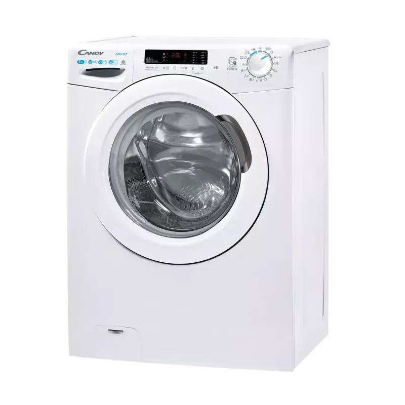 Candy Smart CSWS 4752DWE/1-S Lavasciuga a carica frontale a libera installazione bianca