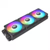Thermaltake CT120 EX Reverse ARGB Sync CL-F192-PL12SW-A ventola per case 120 mm, cuscinetto idraulico, confezione da 3, nero