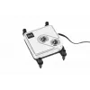 Water block Alphacool Core 1 Aurora ottone rame nichel trasparente bianco 72mm