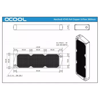 Radiatore Alphacool NexXxoS XT45 1011662