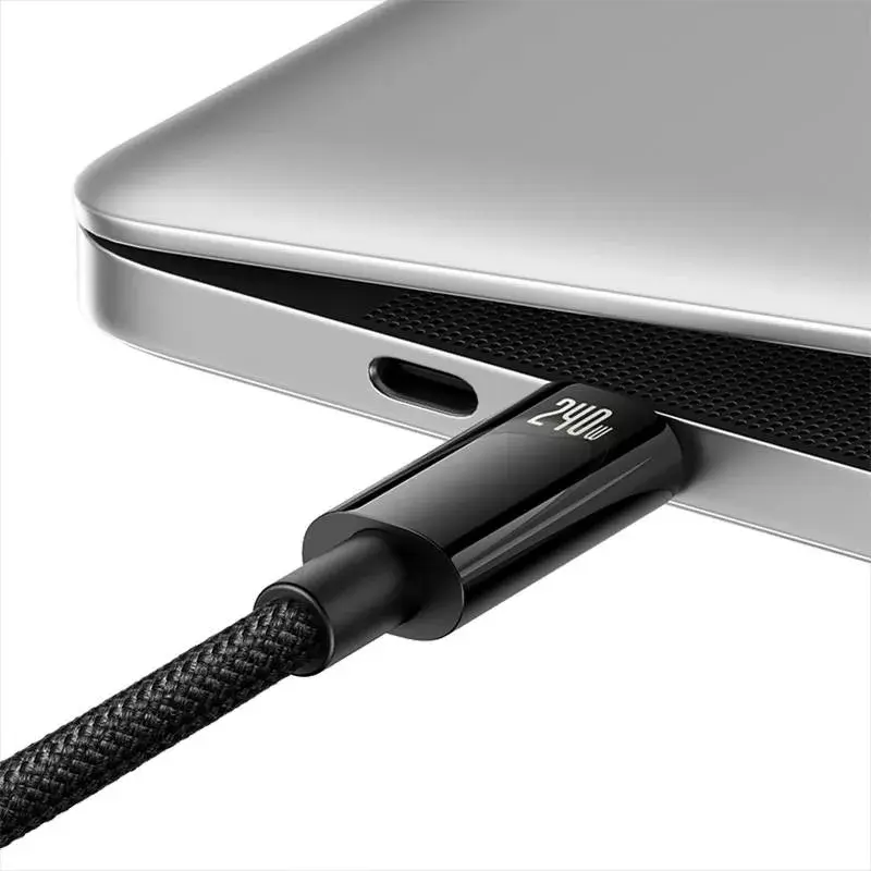 Cavo USB-C a USB-C Baseus Tungsten Gold 240W 3m