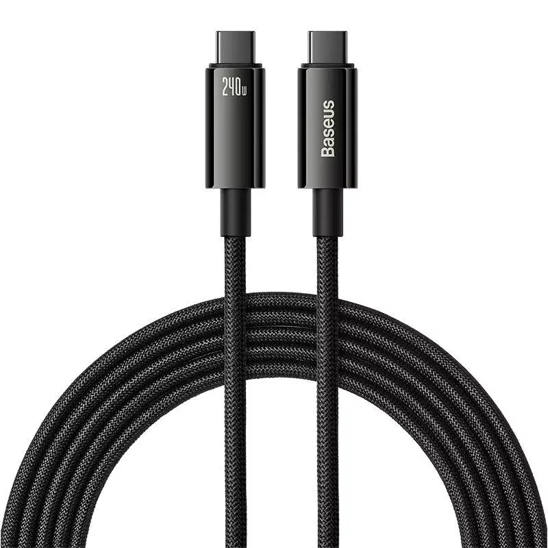 Cavo USB-C a USB-C Baseus Tungsten Gold 240W 3m