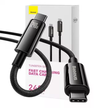 Cavo USB-C a USB-C Baseus Tungsten Gold 240W 3m