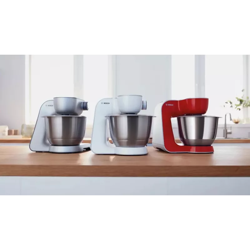 Robot da cucina Bosch Serie 4 MUM58200 — 1000 W, ciotola in acciaio inox 3,9 L, bianco
