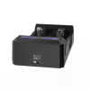 Caricabatterie XTAR SC2 Li-Ion 18650 USB-C 2 slot, alimentazione USB-C, indicatori LED, nero