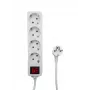 Microconnect MC-GRU0045WS prolunga elettrica 5 m 4 uscite AC per interni bianco