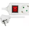 Microconnect GRU0035WS prolunga elettrica 5 m 3 uscite AC bianco
