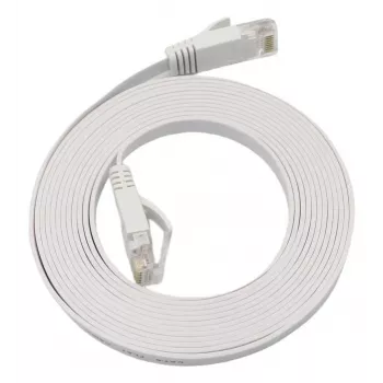 Microconnect V-UTP6A07W-FLAT-LSZH cavo di rete bianco 7 m Cat6a U/UTP (UTP)