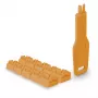 Blocco porte Lindy RJ45 Port Locks arancione 10 pz. + 1 chiave