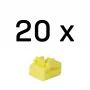 Blocco porte Lindy RJ-45 Port Blocker senza chiave confezione da 20 giallo