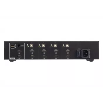 Switch KVM sicuro ATEN 4 porte USB HDMI dual display 4K Ultra HD
