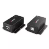 Trasmettitore e ricevitore di rete Lindy 50m 2 Port USB 2.0 Cat. 6 Extender