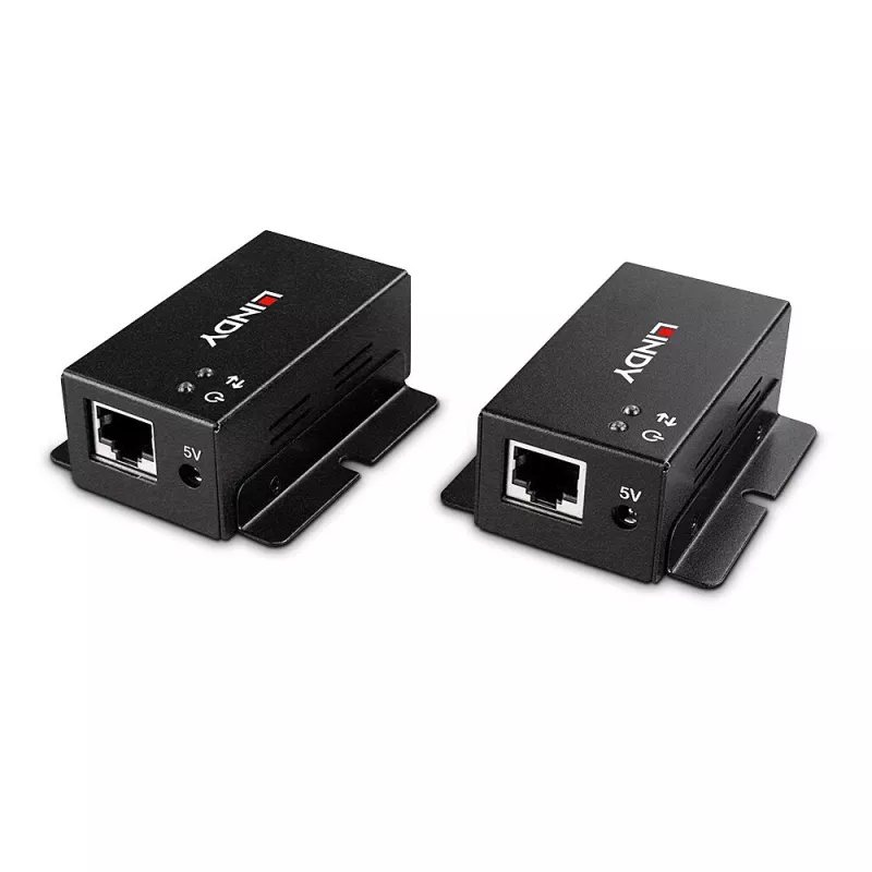 Trasmettitore e ricevitore di rete Lindy 50m 2 Port USB 2.0 Cat. 6 Extender