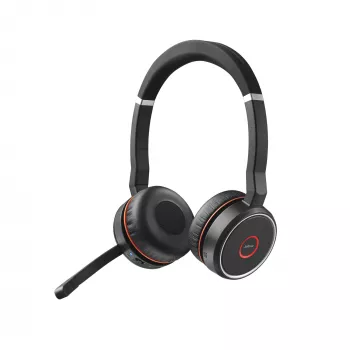 Cuffie Jabra Evolve 75 SE MS stereo con filo senza fili Bluetooth portata 30m