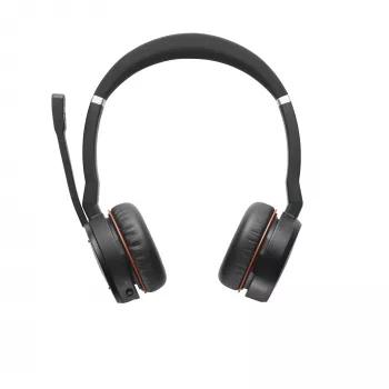 Cuffie Jabra Evolve 75 SE MS stereo con filo senza fili Bluetooth portata 30m