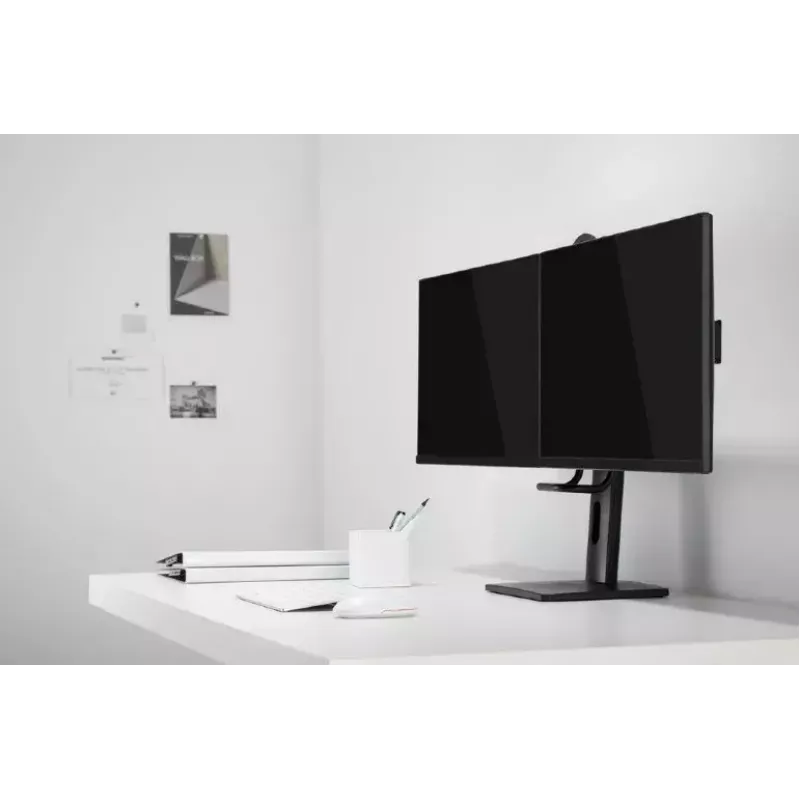 Supporto per monitor Gembird MS-D2-01 27 pollici nero da appoggio