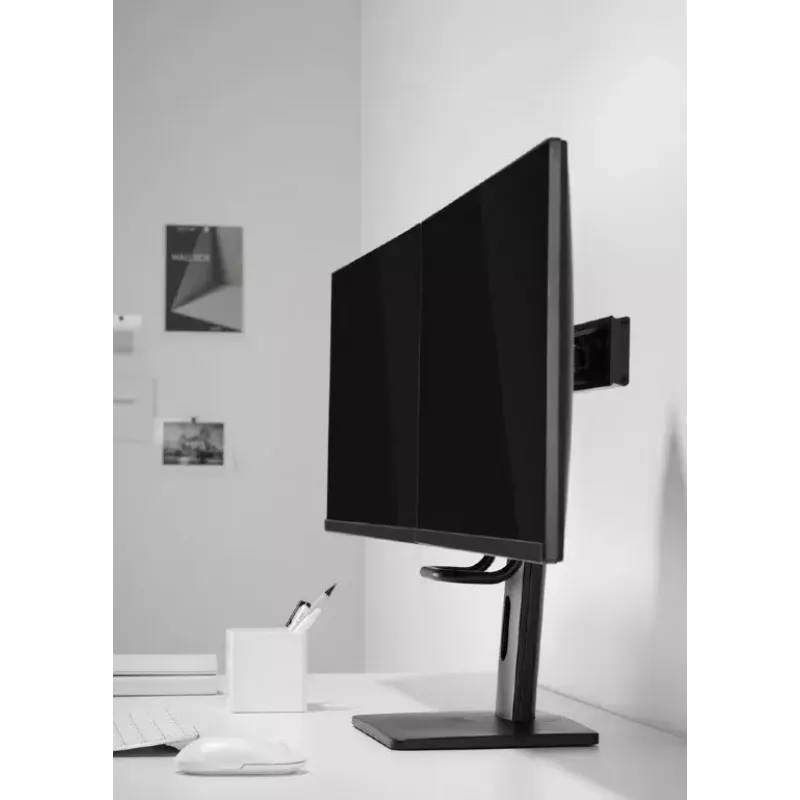 Supporto per monitor Gembird MS-D2-01 27 pollici nero da appoggio