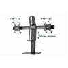 Supporto per monitor Gembird MS-D2-01 27 pollici nero da appoggio